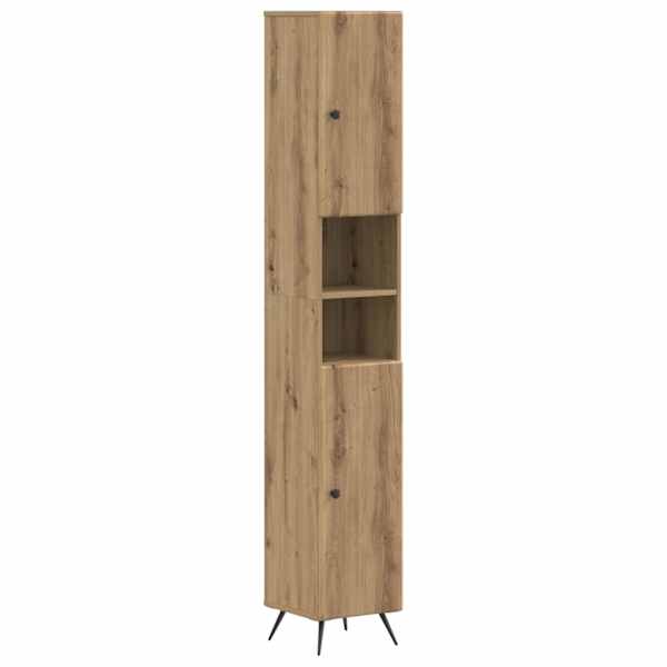 Vannitoa kapp avatud riiuliga BREDA Vana puit 30 × 31 × 190 cm