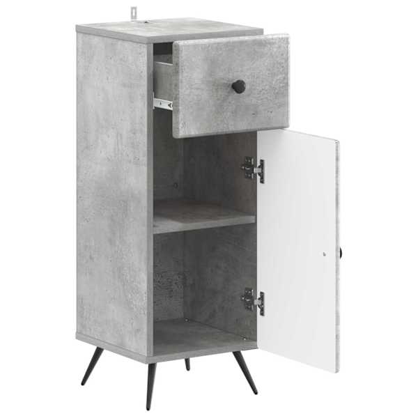 Vannitoa hoiukapp BREDA Betoonhall 30 × 31 × 80 cm Tehispuit
