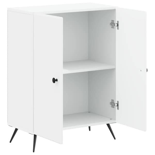 Vannitoa hoiukapp BREDA Valge 59,5 × 31 × 80 cm Tehispuit