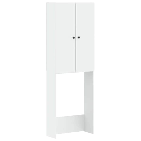 Tualettkabinet BREDA Valge 66 × 25,5 × 190 cm Tehispuit
