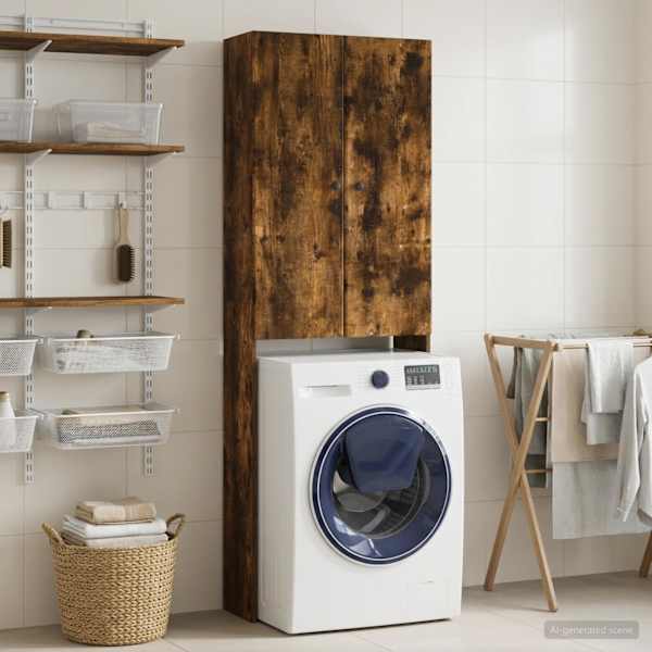 Tualettkabinet BREDA Suitsutatud tamm 66 × 25,5 × 190 cm