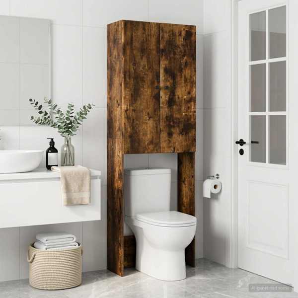 Tualettkabinet BREDA Suitsutatud tamm 66 × 25,5 × 190 cm