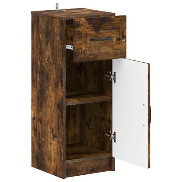 Vannitoa hoiukapp UTRECHT Suitsutatud tamm 30 × 31 × 77 cm