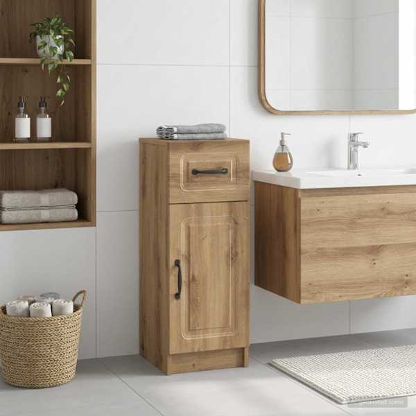 Vannitoa hoiukapp UTRECHT Artisan tamm 30 × 31 × 77 cm