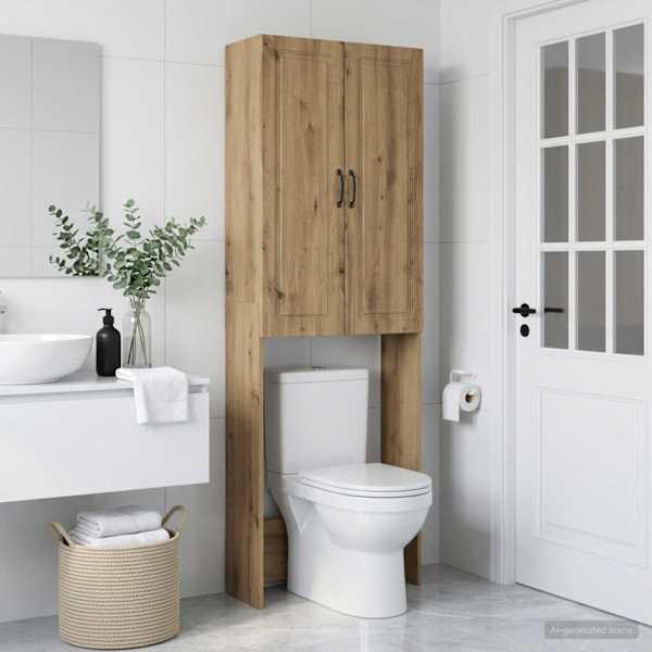 Tualettkabinet UTRECHT Artisan tamm 66 × 25,5 × 190 cm
