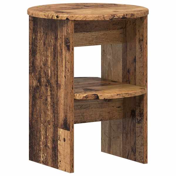 Kõrvalkapp Vana puit Ø40 × 50 cm Töödeldud puit