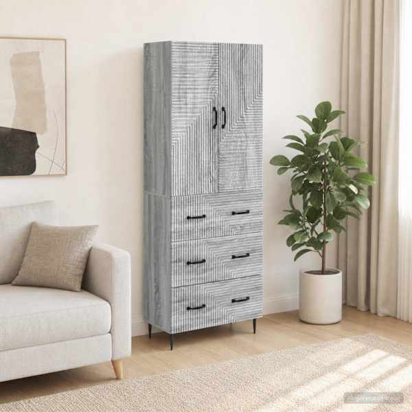 Kapi Komplekt 2 tk 66 × 34,5 × 90 cm Tehispuit Hall Sonoma