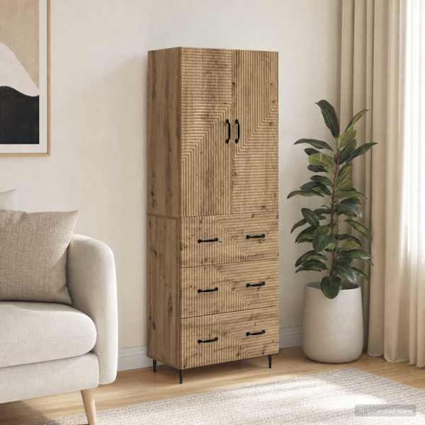 Kapi Komplekt 2 tk 66 × 34,5 × 90 cm Tehispuit Artisan tamm