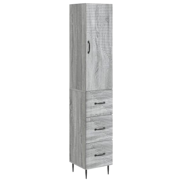 Kapi Komplekt 2 tk 33 × 34,5 × 90 cm Tehispuit Hall Sonoma