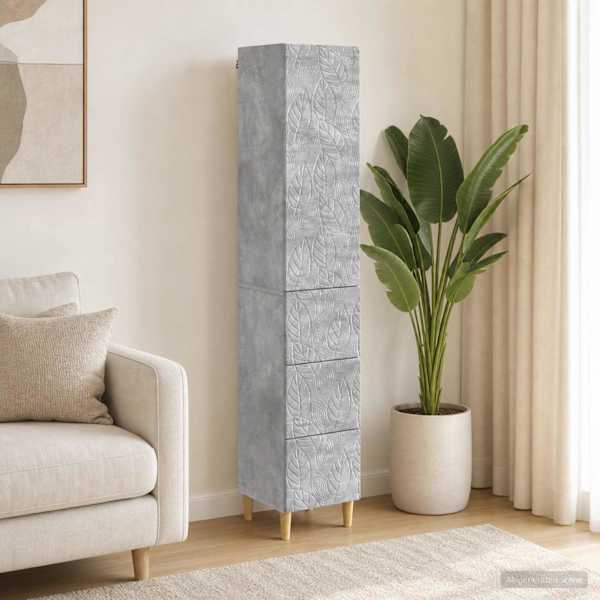 Kapi Komplekt 2 tk 33 × 34,5 × 90 cm Tehispuit Betoonhall
