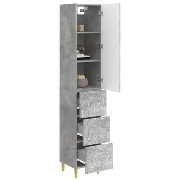 Kapi Komplekt 2 tk 33 × 34,5 × 90 cm Tehispuit Betoonhall