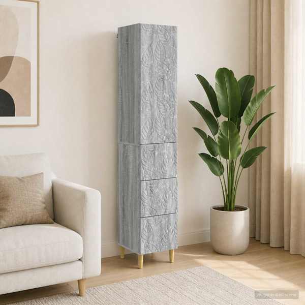 Kapi Komplekt 2 tk 33 × 34,5 × 90 cm Tehispuit Hall Sonoma