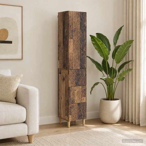 Kapi Komplekt 2 tk 33 × 34,5 × 90 cm Tehispuit Vana puit