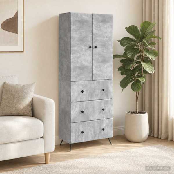 Kapi Komplekt 2 tk 66 × 34,5 × 90 cm Tehispuit Betoonhall