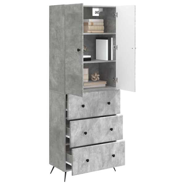 Kapi Komplekt 2 tk 66 × 34,5 × 90 cm Tehispuit Betoonhall