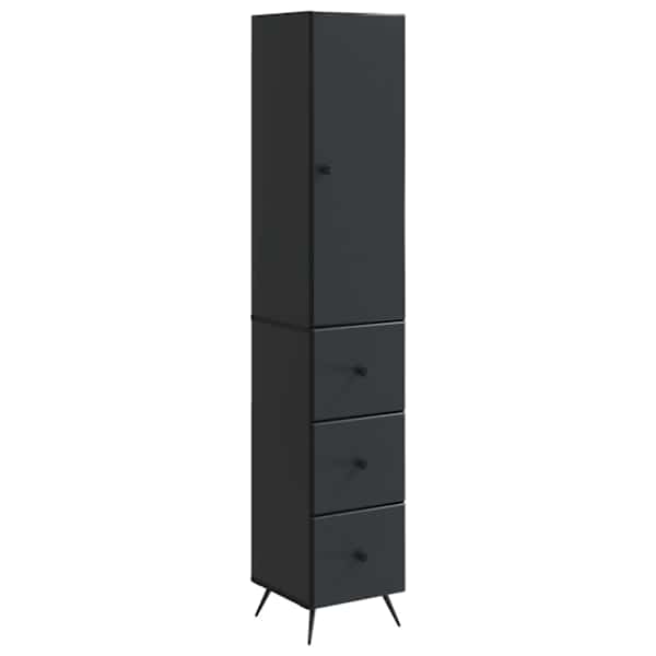 Kapi Komplekt 2 tk 34,5 × 34,5 × 90 cm Tehispuit Must