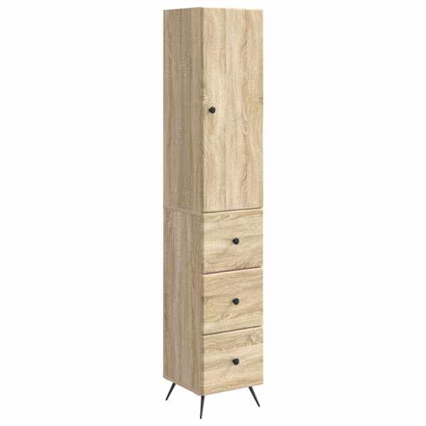 Kapi Komplekt 2 tk 34,5 × 34,5 × 90 cm Tehispuit Sonoma tamm
