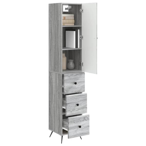Kapi Komplekt 2 tk 34,5 × 34,5 × 90 cm Tehispuit Hall Sonoma