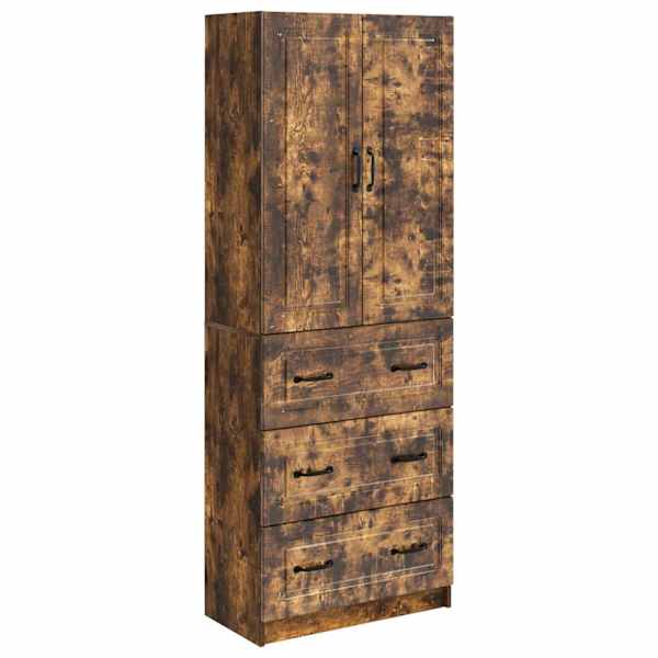 Kapi Komplekt 2 tk 66 × 34,5 × 87 cm Tehispuit Suitsutatud tamm