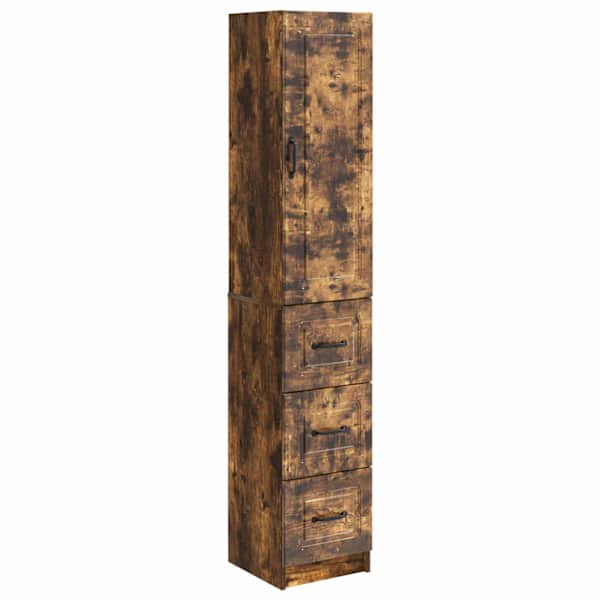 Kapi Komplekt 2 tk 33 × 34,5 × 87 cm Tehispuit Suitsutatud tamm