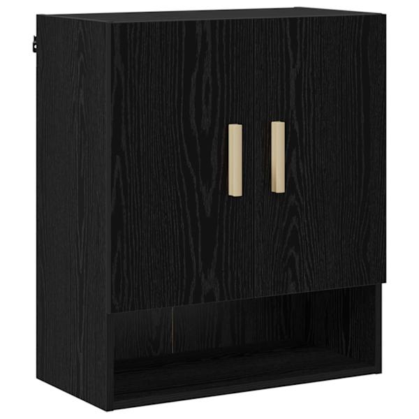 Seinekapp 60 × 31 × 70 cm Tehispuit Must tamm
