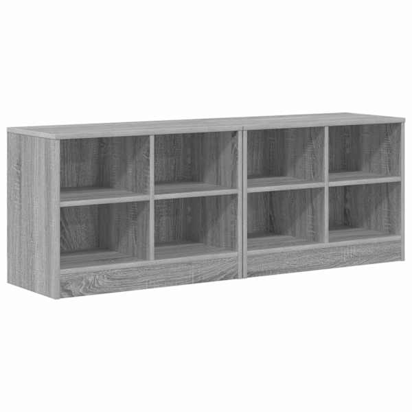 Voodikapp riiuliga 2 tk Hall Sonoma 66 × 33 × 48 cm Tehispuit