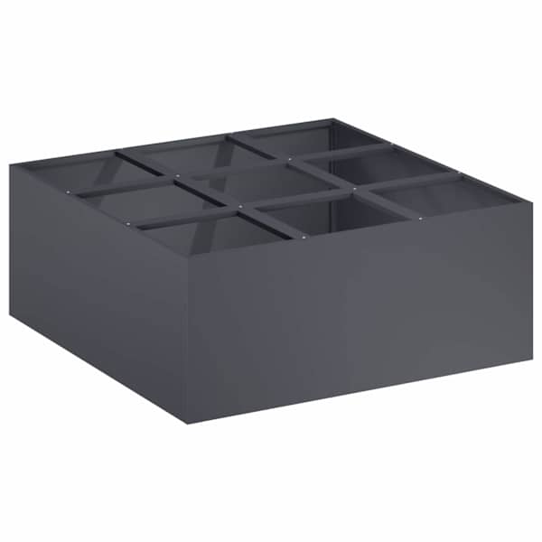 Taimekast 100 × 100 × 30 cm, teras – antratsiithall