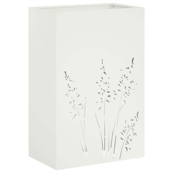Taimekast 50 × 30 × 75 cm, teras – valge