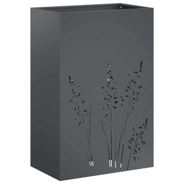 Taimekast 50 × 30 × 75 cm, teras – antratsiithall