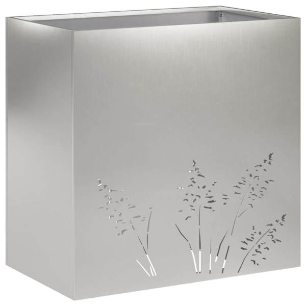 Taimekast 50 × 30 × 49 cm, roostevaba teras – hõbedane