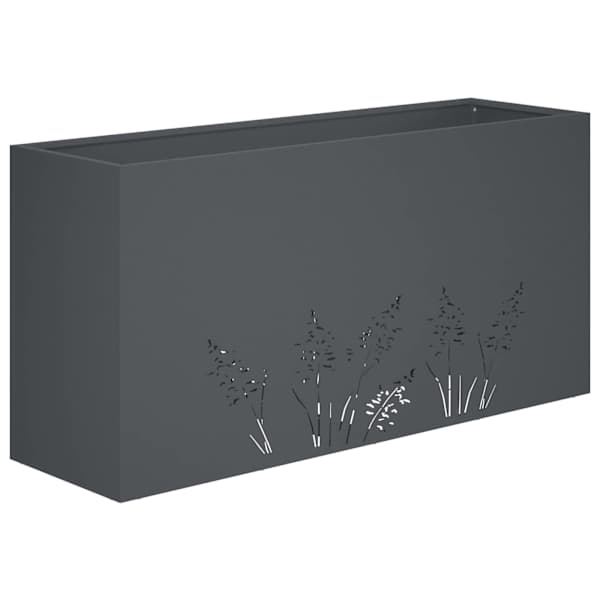 Taimekast 100 × 20 × 49 cm, teras – antratsiithall
