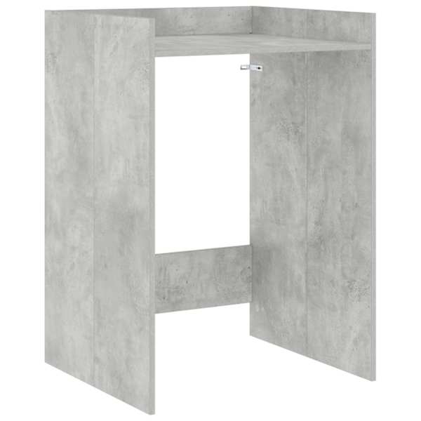 Pesumasina kapp Betoonhall 67,5 × 62 × 97 cm Tehispuit