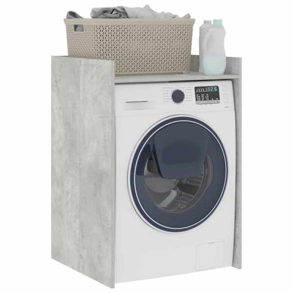 Pesumasina kapp Betoonhall 67,5 × 62 × 97 cm Tehispuit