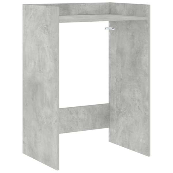 Pesumasina kapp Betoonhall 67,5 × 48 × 97 cm Tehispuit