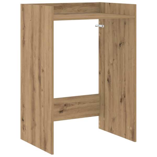 Pesumasina kapp Artisan tamm 67,5 × 48 × 97 cm Tehispuit