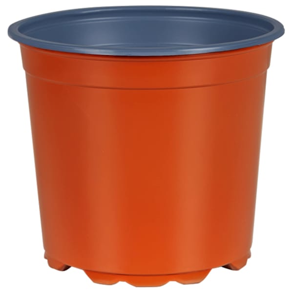 Lillepott 15 × 15 × 13 cm, plastmass – terrakota – 50 tk