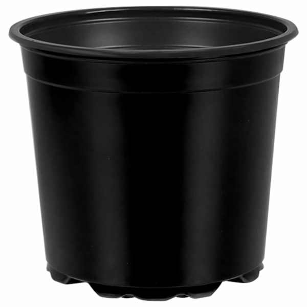 Lillepott 15 × 15 × 13 cm, plastmass – must – 50 tk