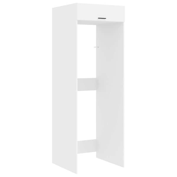 Pesumasina kapp uksega Valge 67,5 × 68 × 200 cm Tehispuit