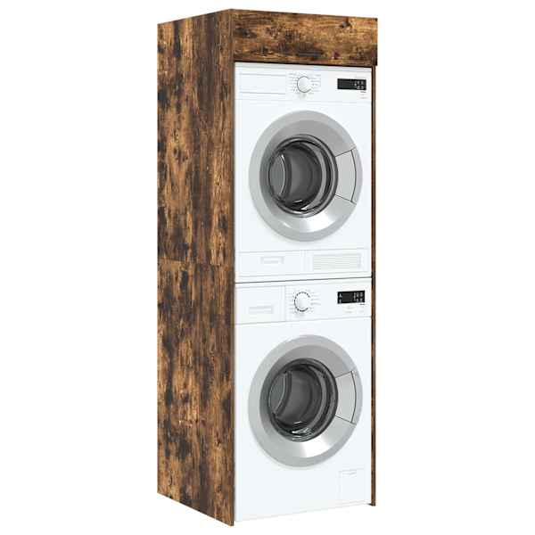 Pesumasina kapp Suitsetatud tamm 67,5 × 68 × 200 cm Tehispuit