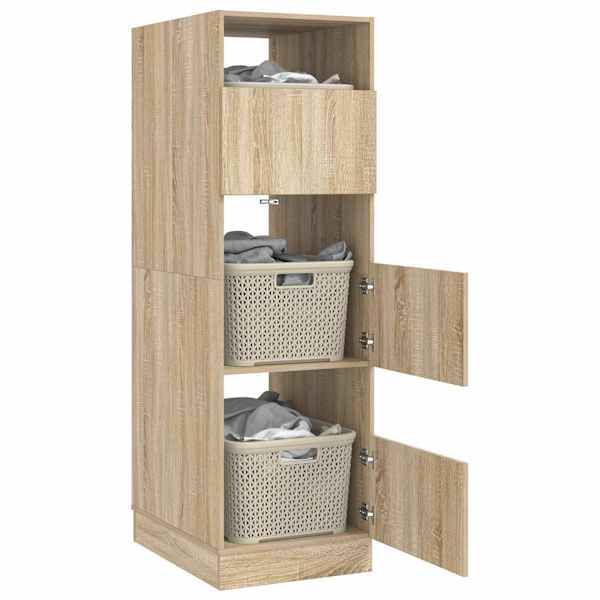 Pesukaapp ladustamisega Sonoma 50 × 68 × 162 cm Tehispuit