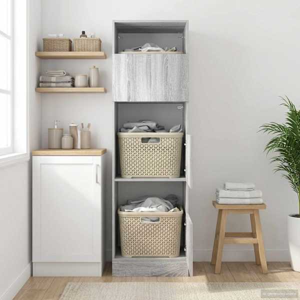 Pesukaapp ladustamisega Hall Sonoma 50 × 68 × 162 cm Tehispuit