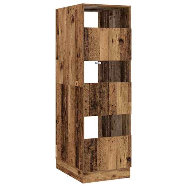 Pesukaapp ladustamisega Vana puit 50 × 68 × 162 cm Tehispuit