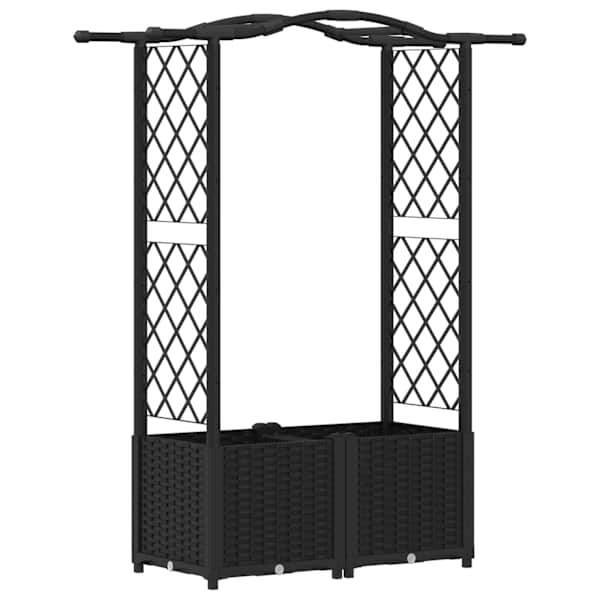 Peenrakast 125 × 40 × 138 cm, PP – must