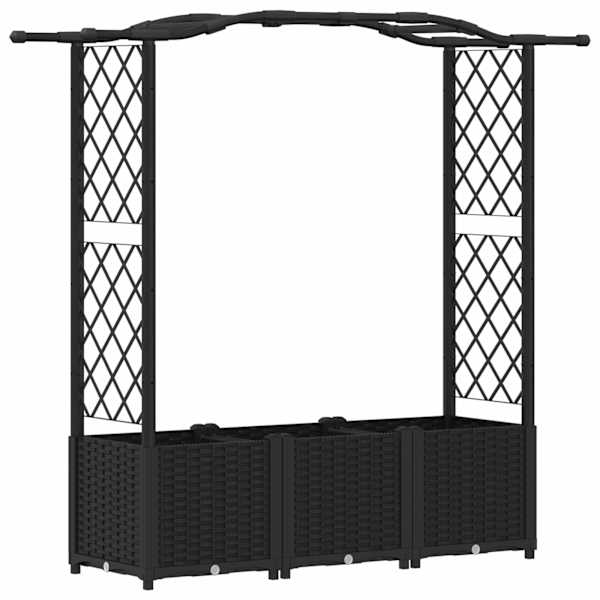 Peenrakast 164 × 40 × 138 cm, PP – must