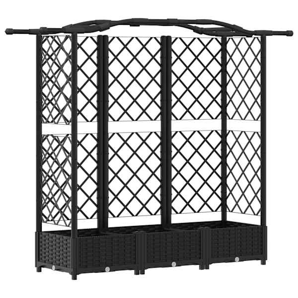 Peenrakast 163 × 40 × 123 cm, PP – must