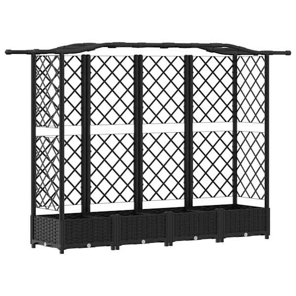 Peenrakast 203,5 × 40 × 123 cm, PP – must