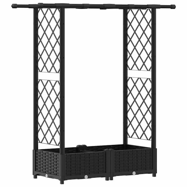 Peenrakast 122,5 × 40 × 121 cm, PP – must