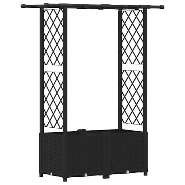 Peenrakast 124,5 × 40 × 136 cm, PP – must