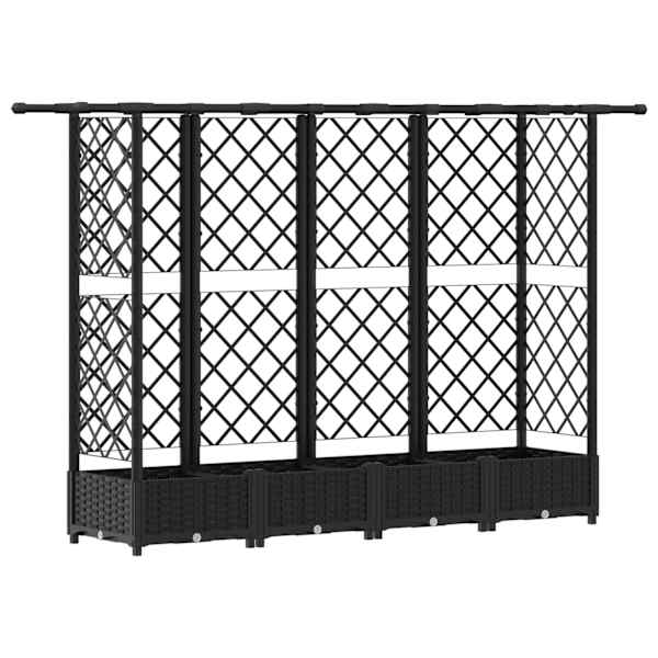 Peenrakast 202,5 × 40 × 121 cm, PP – must