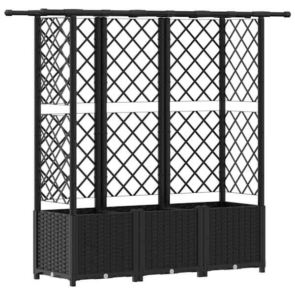 Peenrakast 163,5 × 40 × 136 cm, PP – must